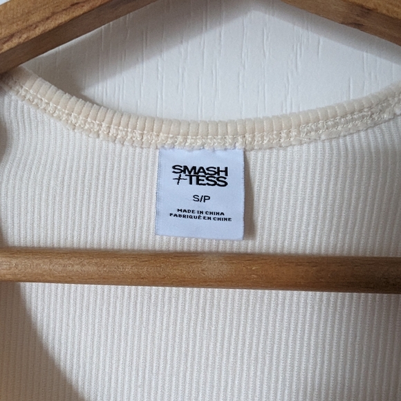 Smash + Tess Seventies Tee Cool Cream Small NWOT - Picture 3 of 5